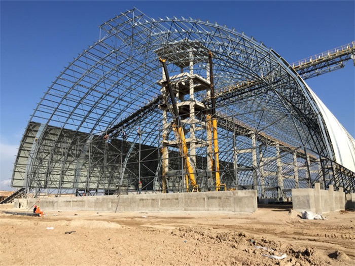 黑龙江煤机油桶翘工程网架